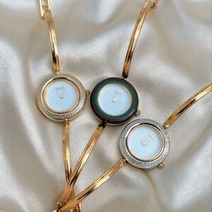 AUTHENTIC VINTAGE GUCCI WATCH BEZEL (ONLY) - DIAMOND CUT BEZELS